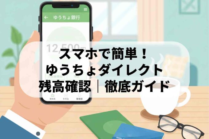 スマホで簡単！ゆうちょ銀行のネット残高確認｜登録から使い方まで徹底ガイド