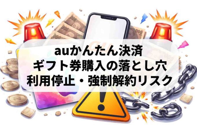 auのiTunesカード販売終了の真相！キャリア決済現金化のリスクと最新事情