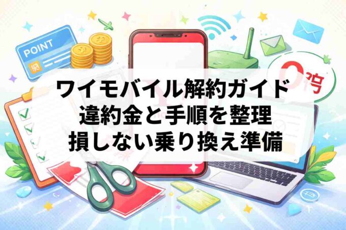 ワイモバイルの解約方法を解説！違約金ゼロの最新ルール