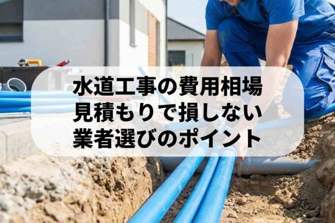 水道工事にかかる費用の目安は？失敗しない業者を選ぶ4つのコツ！