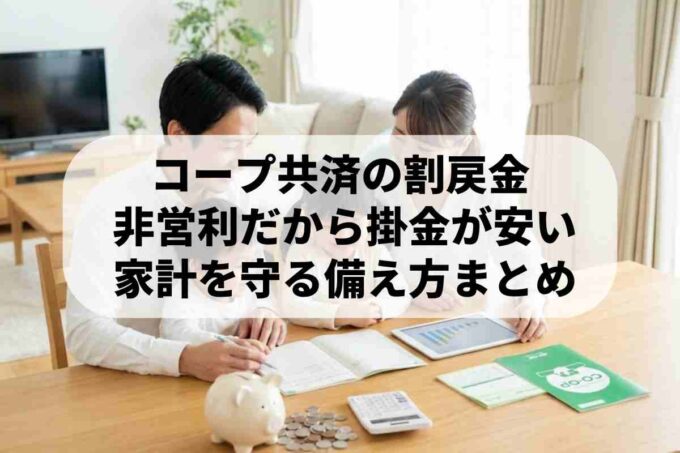 コープ共済の「割戻金」を徹底解説！受け取り方や保険料を安く抑えるコツ