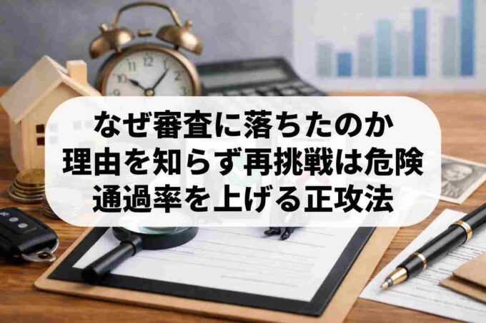 次回の審査を有利にする方法！ローンの審査に落ちる理由は？