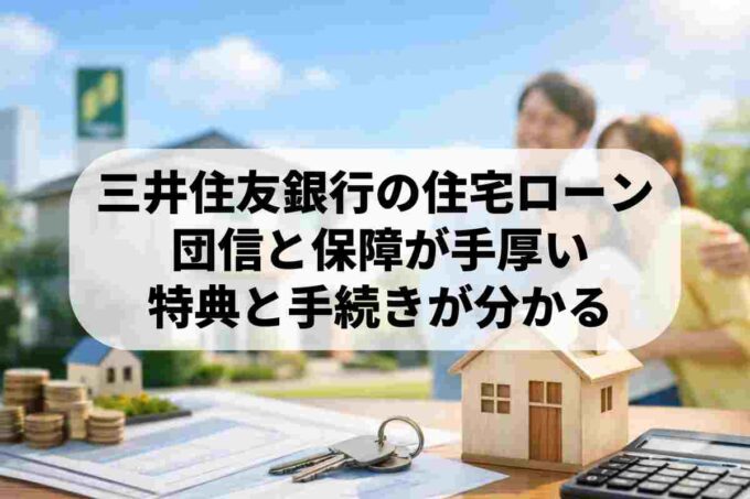 三井住友銀行住宅ローンのメリットと特典｜保障・金利・申込方法を解説