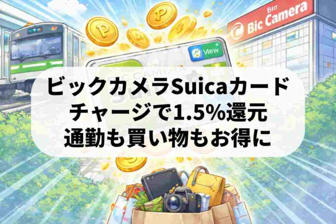 ビックカメラSuicaカードの還元率とメリットを分かりやすく解説