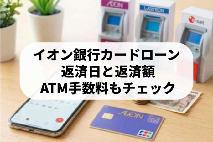 イオン銀行カードローンの返済日は毎月20日！返済方法と無料ATMを教えます！