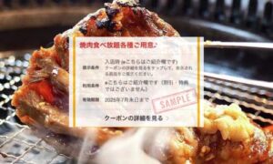 焼肉きんぐ・ホットペッパークーポン