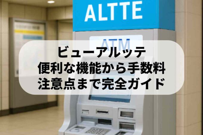 ビューアルッテの使いこなし術！便利な機能から手数料、注意点まで完全ガイド