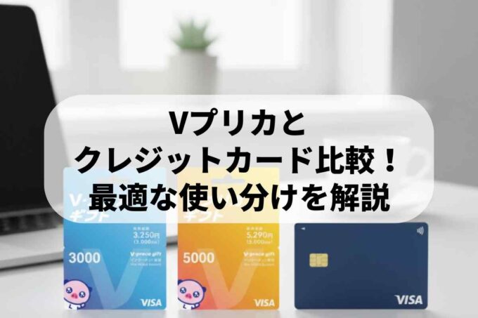 Vプリカとクレジットカードを比較！最適な使い分けを解説