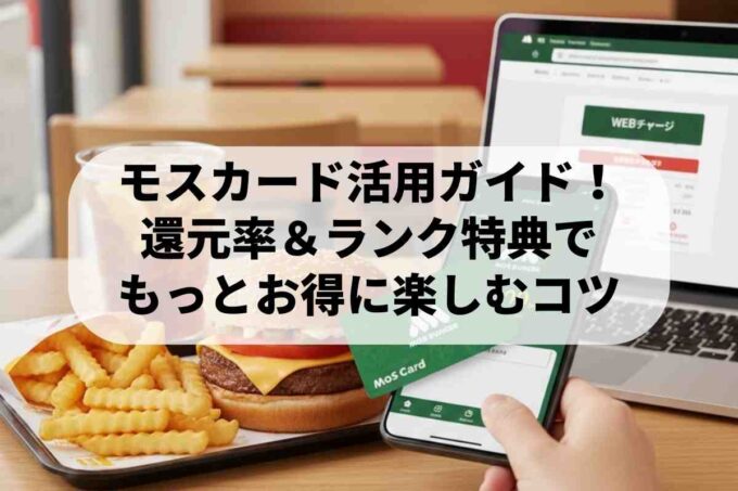 モスカードの使い方ガイド！還元率やランク特典でお得に食べるコツ
