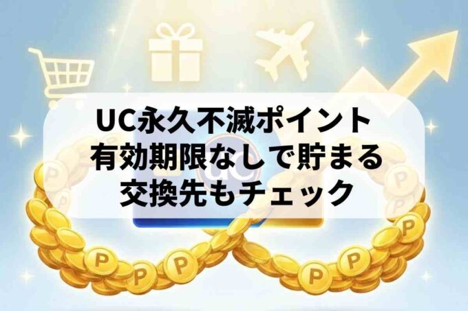 UCカードの永久不滅ポイントを完全攻略！還元率やお得な使い道を解説