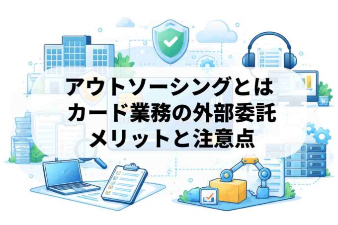 アウトソーシングとは？カード業務を支える外部委託の仕組み