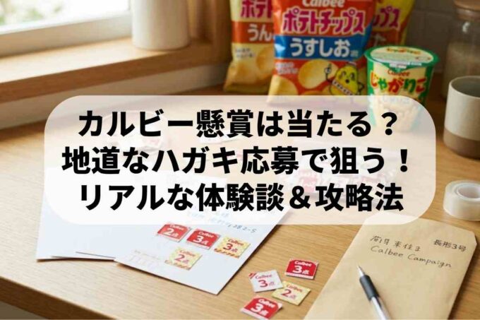 「カルビー懸賞は当たらない」は嘘？倍率と確実な応募方法を徹底解説