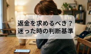 迷った時の判断基準イメージ画像