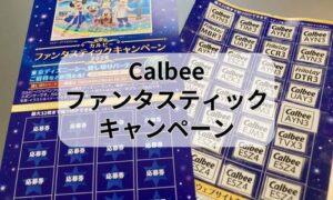 カルビーキャンペーンの応募ハガキと応募券イメージ画像