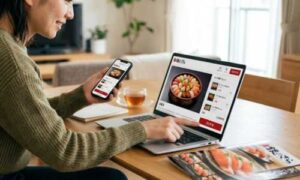 パソコン・スマホで銀のさら注文イメージ画像