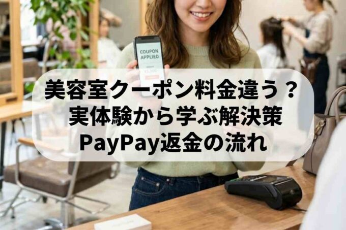 美容院のクーポン料金が違う？ホットペッパー返金と電話の伝え方