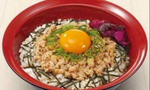 グノシーで手に入る「すき家」の旨だしとりそぼろ丼クーポン