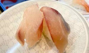 はま寿司で食べた寿司のアップ